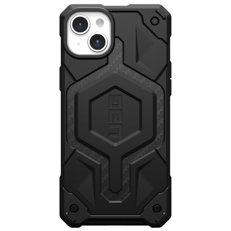 Husa iPhone 15 Plus UAG Monarch Pro MagSafe, Carbon Fiber