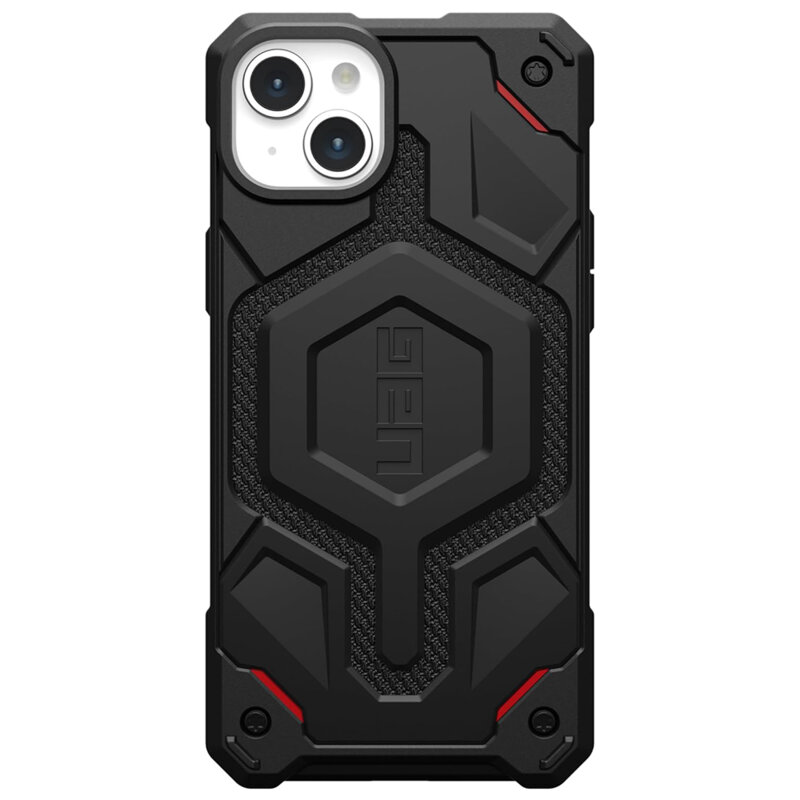 Husa iPhone 15 Plus UAG Monarch Pro, Kevlar Black