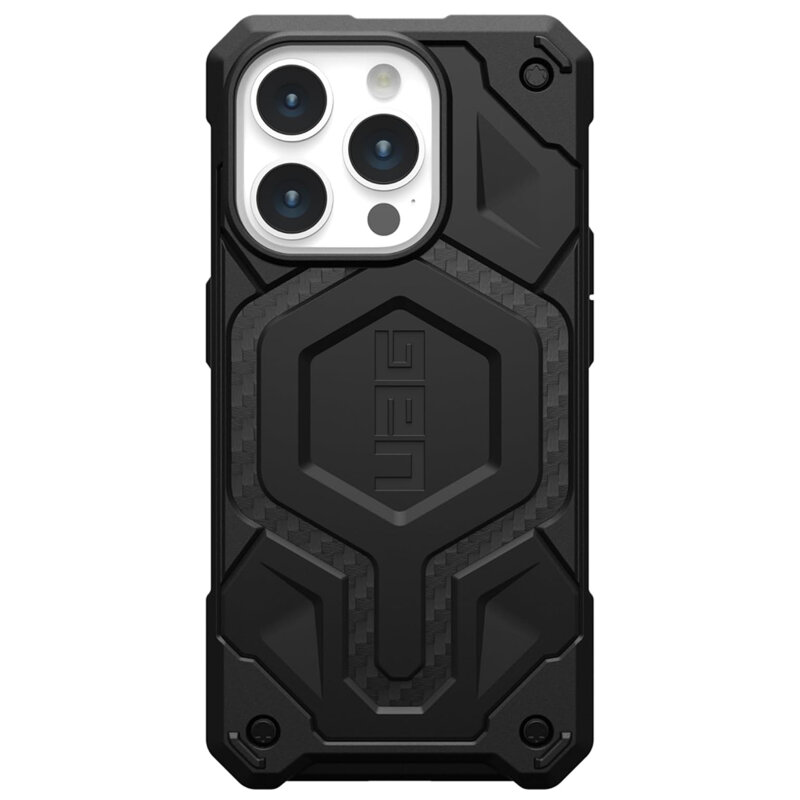 Husa iPhone 15 Pro UAG Monarch Pro MagSafe, Carbon Fiber