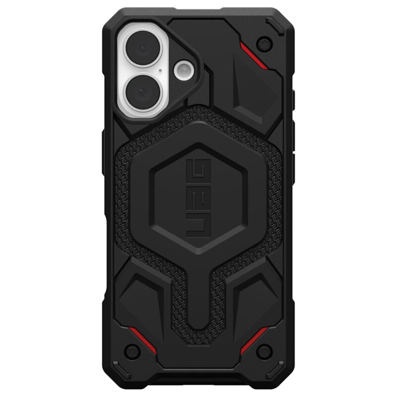 Husa iPhone 16 UAG Monarch Pro MagSafe, Kevlar Black