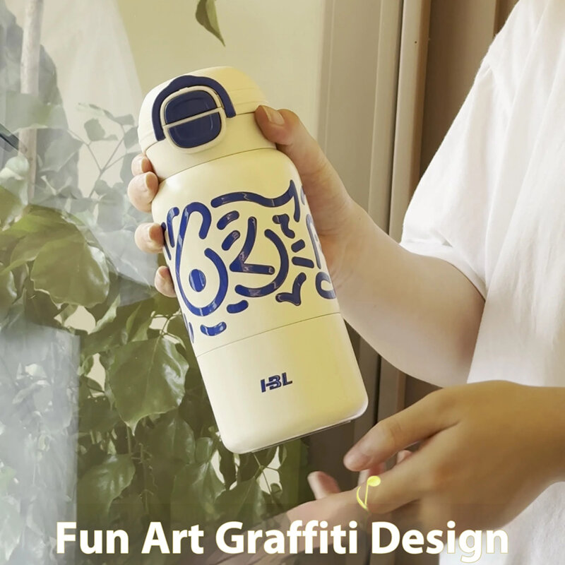 Sticla termos copii, metalic pentru apa Techsuit 520ml, THM8