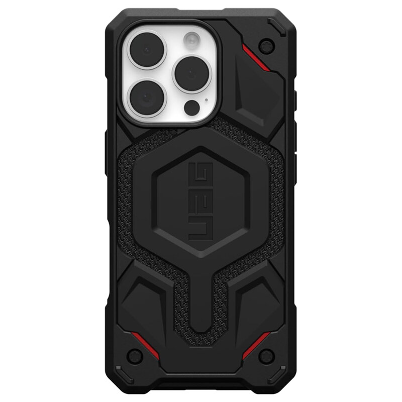 Husa iPhone 16 Pro UAG Monarch Pro MagSafe, Kevlar Black
