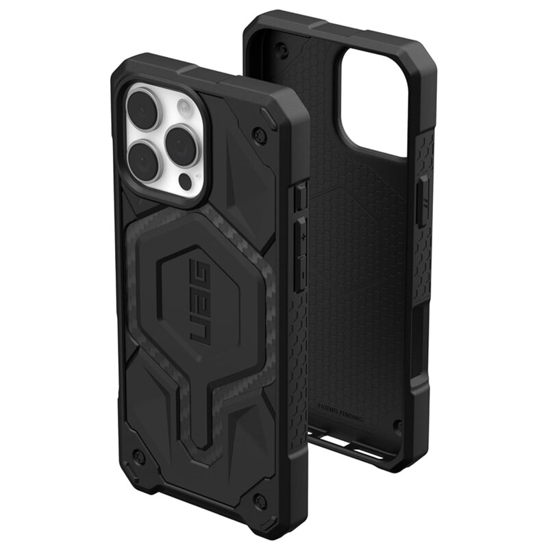 Husa iPhone 16 Pro Max UAG Monarch Pro MagSafe, Carbon Fiber
