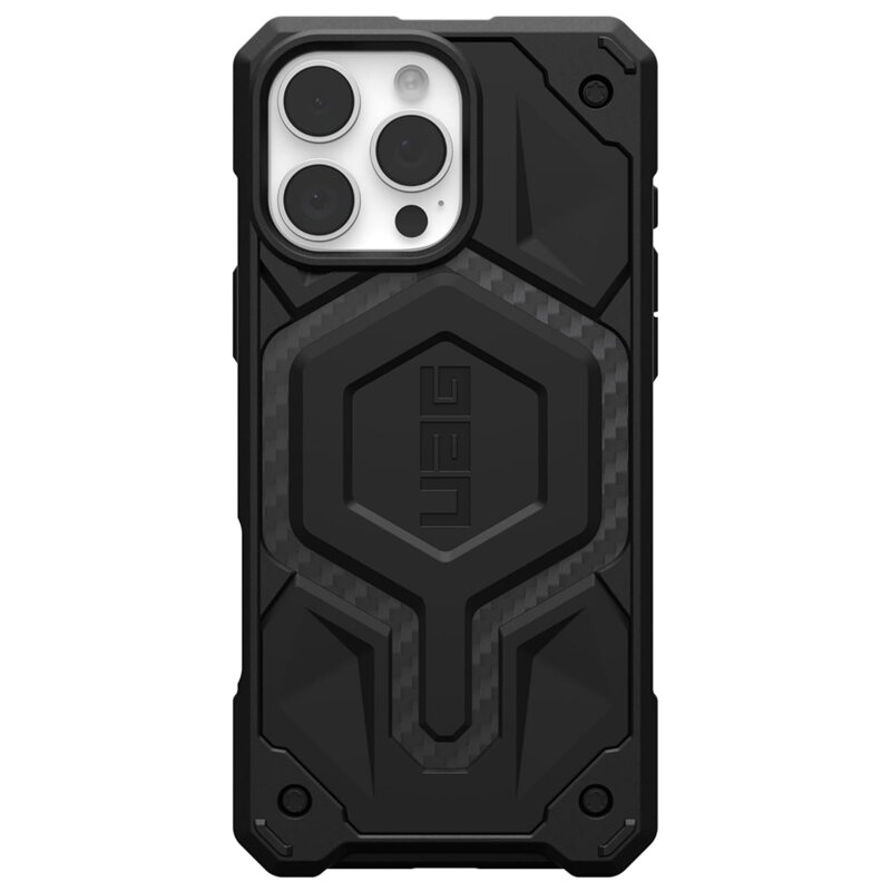 Husa iPhone 16 Pro Max UAG Monarch Pro MagSafe, Carbon Fiber