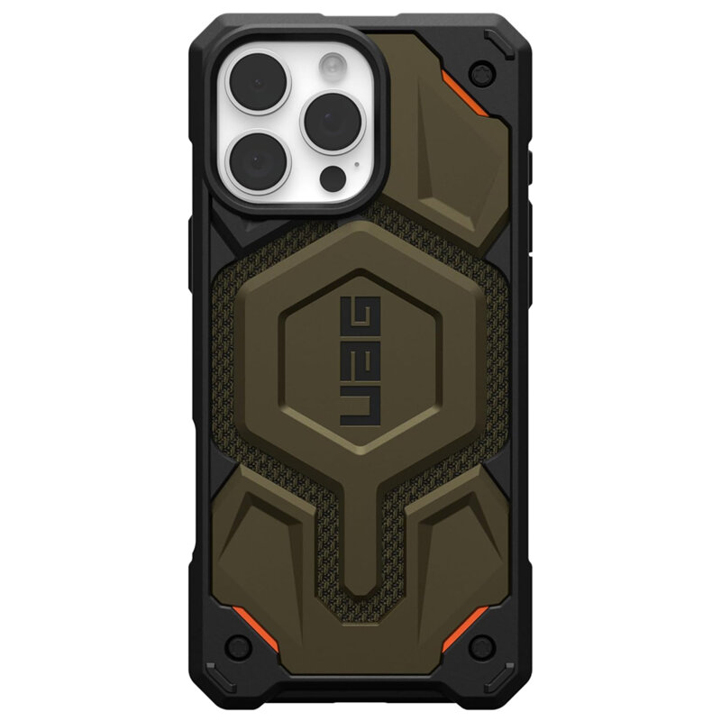 Husa iPhone 16 Pro Max UAG Monarch Pro MagSafe, Kevlar Element Green
