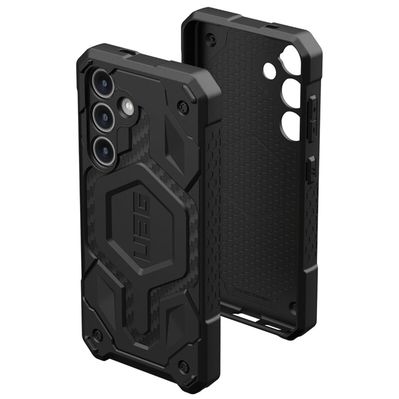 Husa Samsung Galaxy S24 UAG Monarch Pro MagSafe, Carbon Fiber