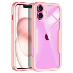 Husa 360° iPhone 16 Plus Techsuit ColorVerse, roz