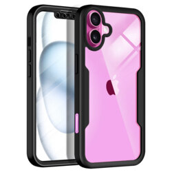 Husa 360° iPhone 16 Plus Techsuit ColorVerse, negru