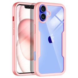 Husa 360° iPhone 16 Techsuit ColorVerse, roz