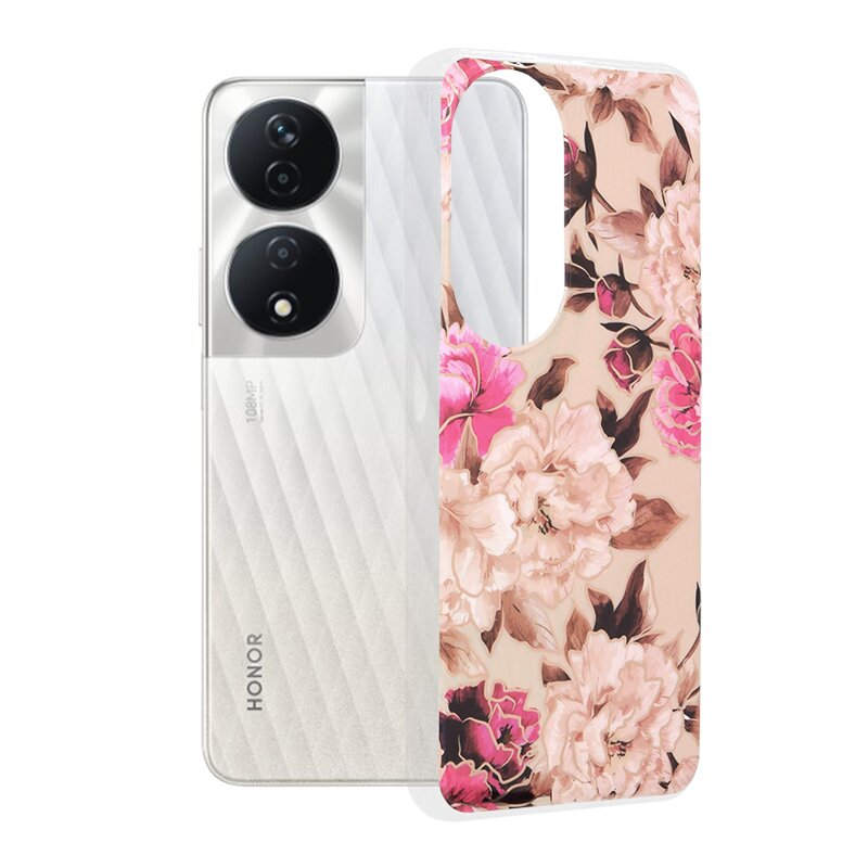 Husa Honor X7b 5G Techsuit Marble, Mary Berry Nude