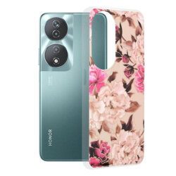 Husa Honor 90 SMART Techsuit Marble, Mary Berry Nude