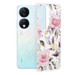 Husa Honor X7b Techsuit Marble, Chloe White