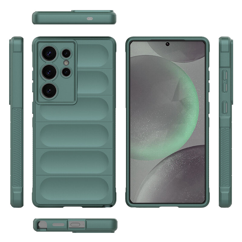 Husa Samsung Galaxy S25 Ultra Techsuit Magic Shield, verde