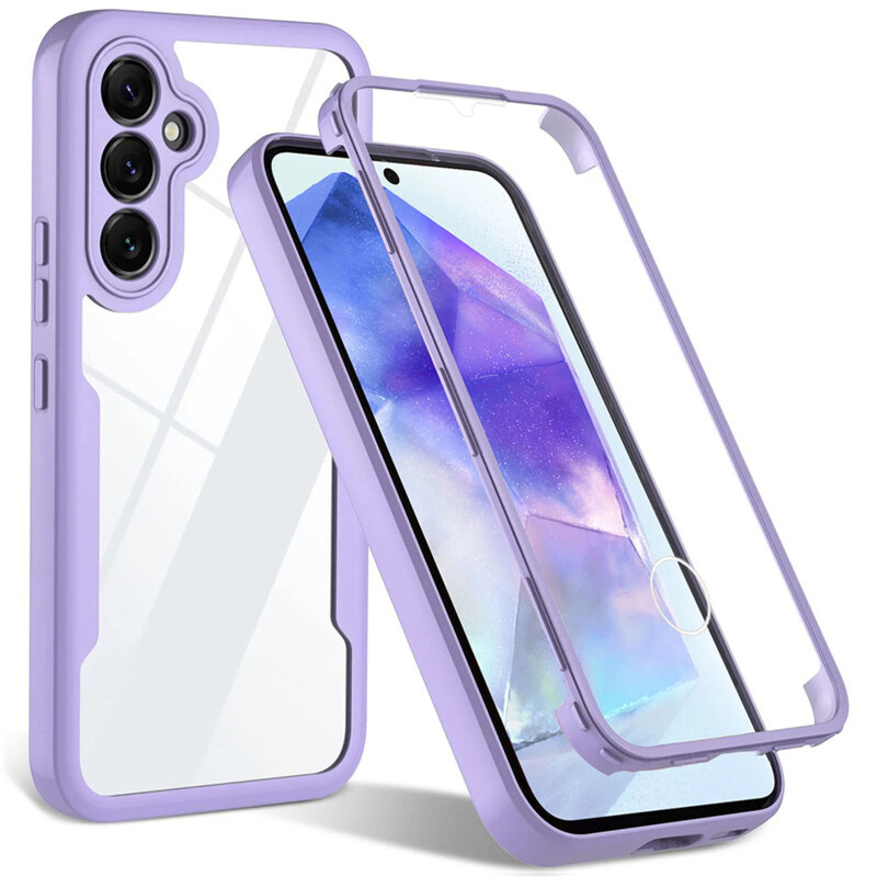 Husa 360° Samsung Galaxy S24 Plus Techsuit ColorVerse, mov