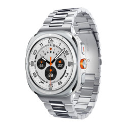 Curea Samsung Galaxy Watch Ultra 47mm Spigen Modern Fit, argintiu