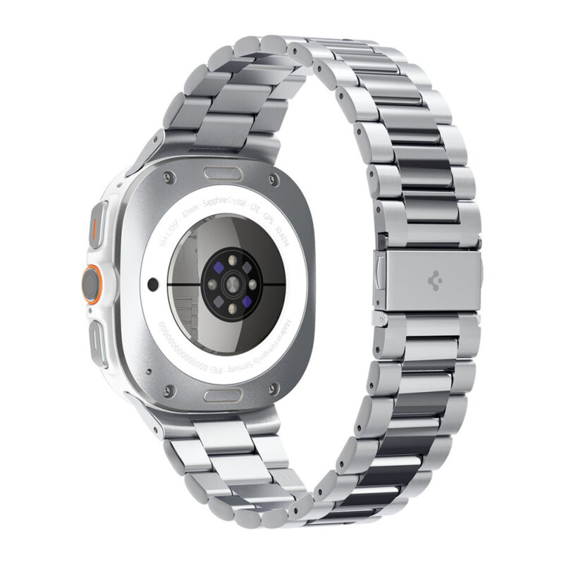 Curea Samsung Galaxy Watch Ultra 47mm Spigen Modern Fit, argintiu