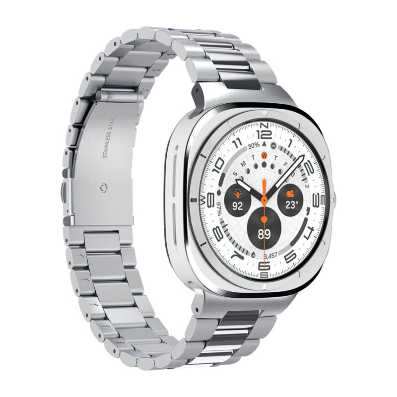 Curea Samsung Galaxy Watch Ultra 47mm Spigen Modern Fit, argintiu