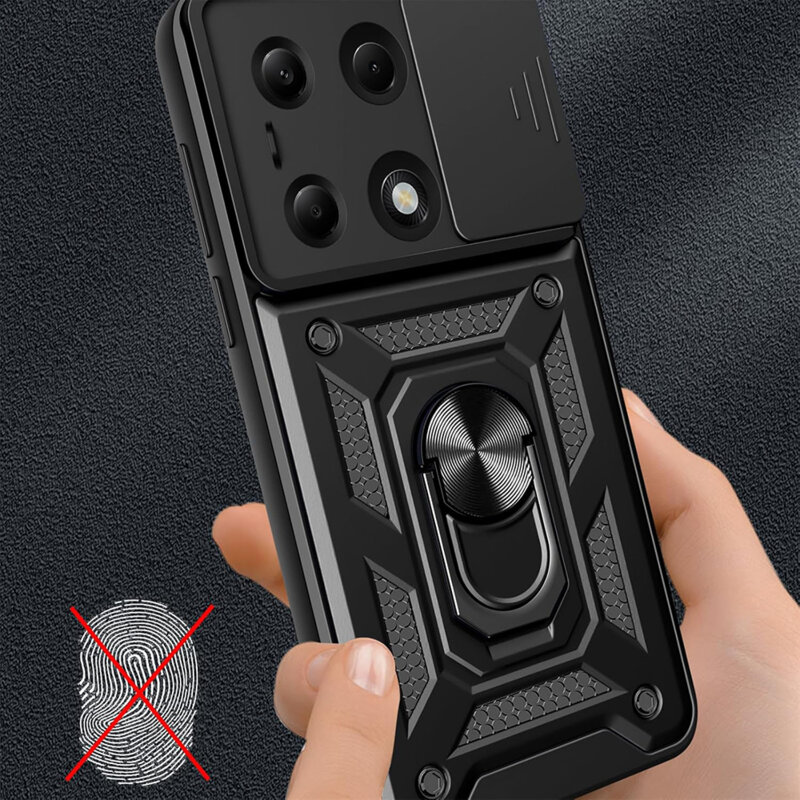Husa Google Pixel 9a protectie camera Techsuit CamShield Series, negru