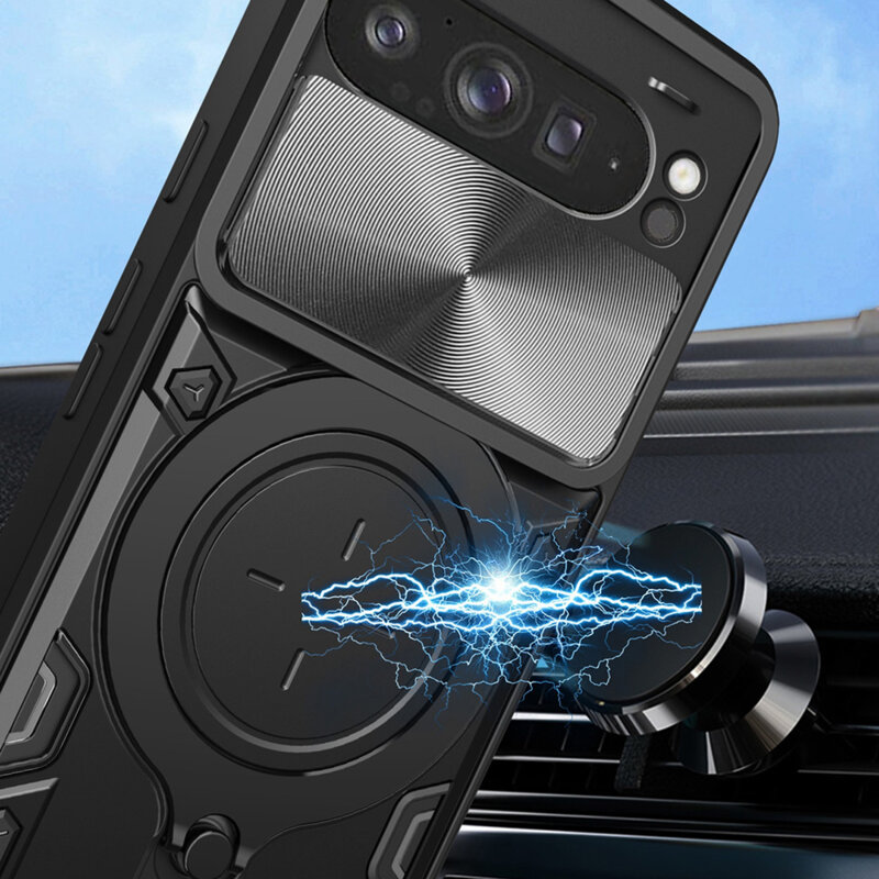 Husa Google Pixel 9a Techsuit CamGuard Pro, roz auriu
