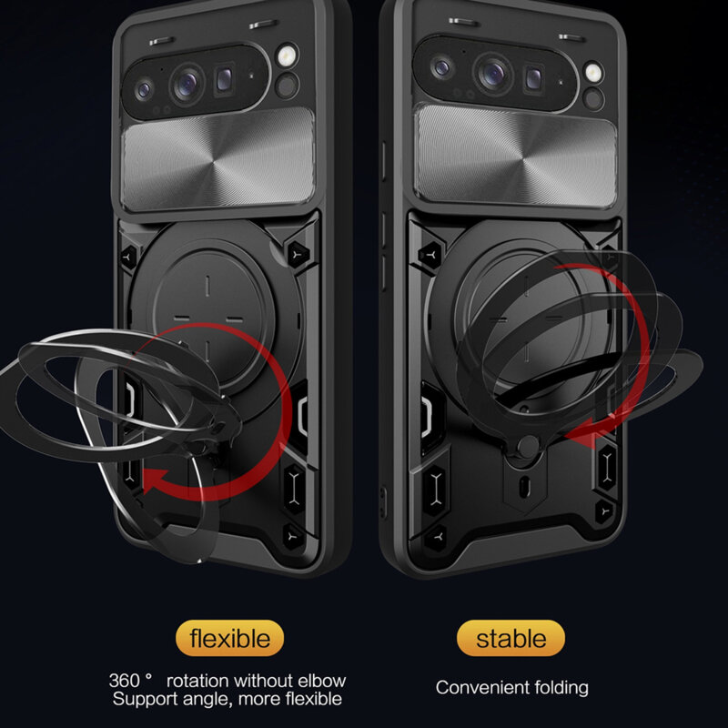 Husa Google Pixel 9a Techsuit CamGuard Pro, rosu