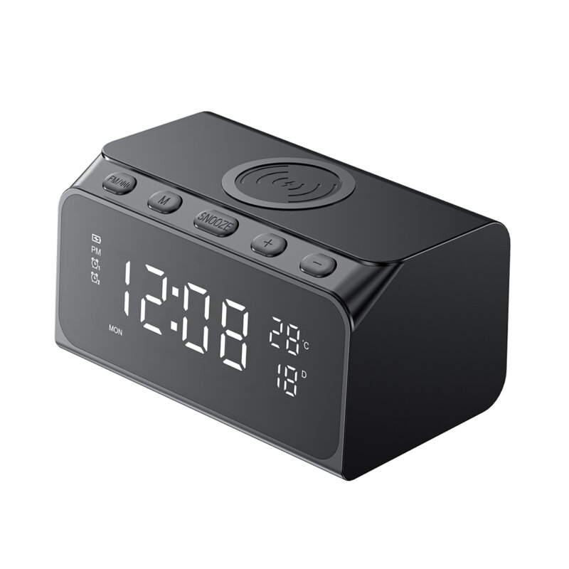 Incarcator wireless cu display digital 15W Havit W3041, negru