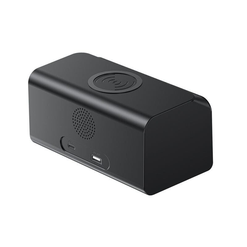 Incarcator wireless cu display digital 15W Havit W3041, negru