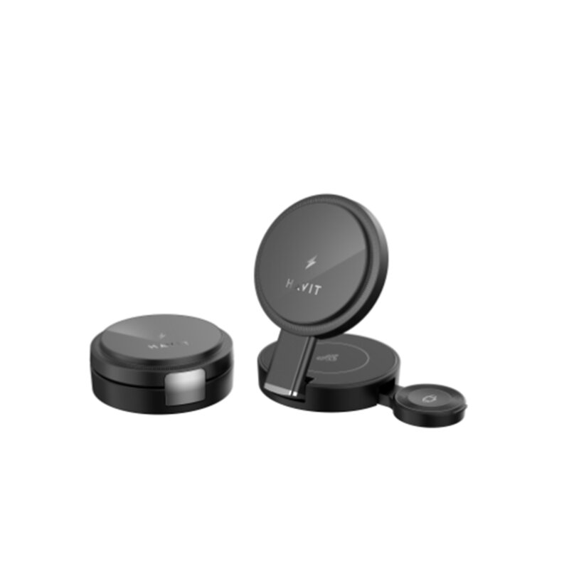 Statie de incarcare wireless pliabila 15W Havit W3100, negru