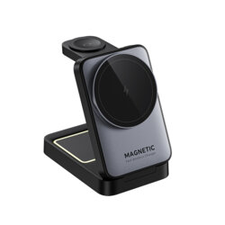 Statie de incarcare wireless Havit W3103, negru / gri