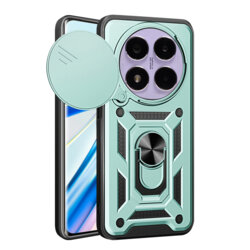 Husa Xiaomi Redmi Note 14 Pro 5G protectie camera Techsuit CamShield Series, verde