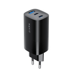 Incarcator priza USB 2x Type-C Havit UC20 EU, negru
