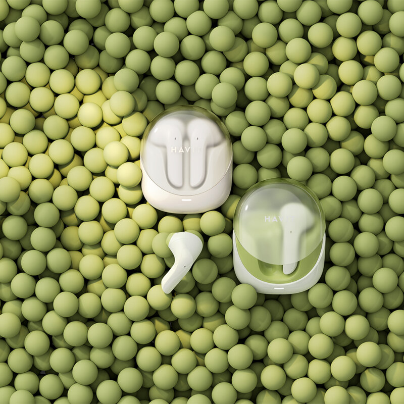 Casti gaming in-ear TWS, ENC Havit Modern Buds TW974, bej