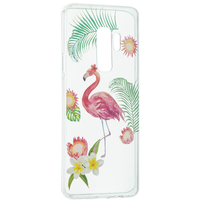 Husa Samsung Galaxy S9 Plus Silicon Summer - Flamingo