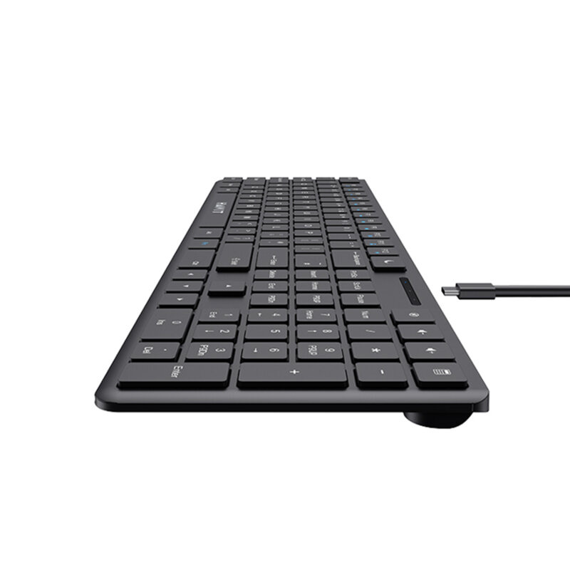 Tastatura laptop cu fir, USB-C, 1.5m, 5V Havit KB252, negru