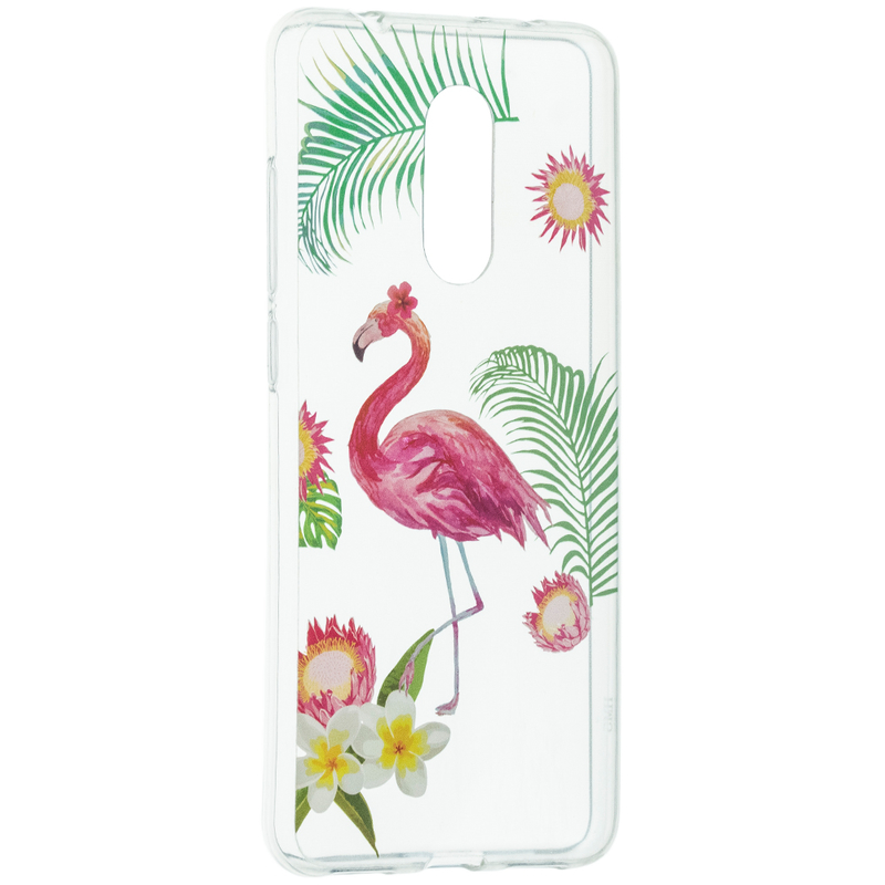 Husa Xiaomi Redmi 5 Silicon Summer - Flamingo
