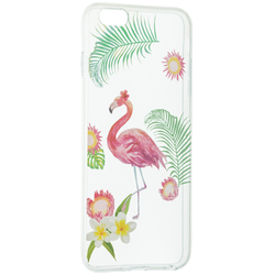 Husa iPhone 6 Plus / 6s Plus Silicon Summer - Flamingo