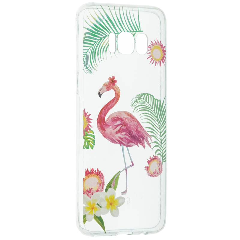 Husa Samsung Galaxy S8 Silicon Summer - Flamingo