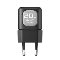 Incarcator priza USB Type-C 20W Havit UC220 EU, negru / gri