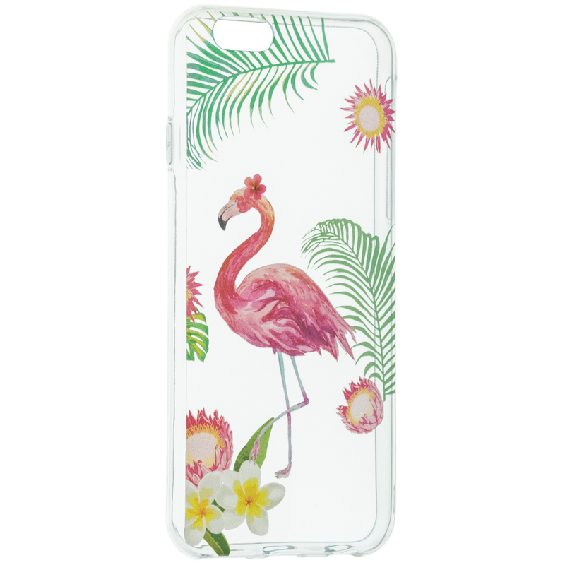 Husa iPhone 6 / 6S Silicon Summer - Flamingo