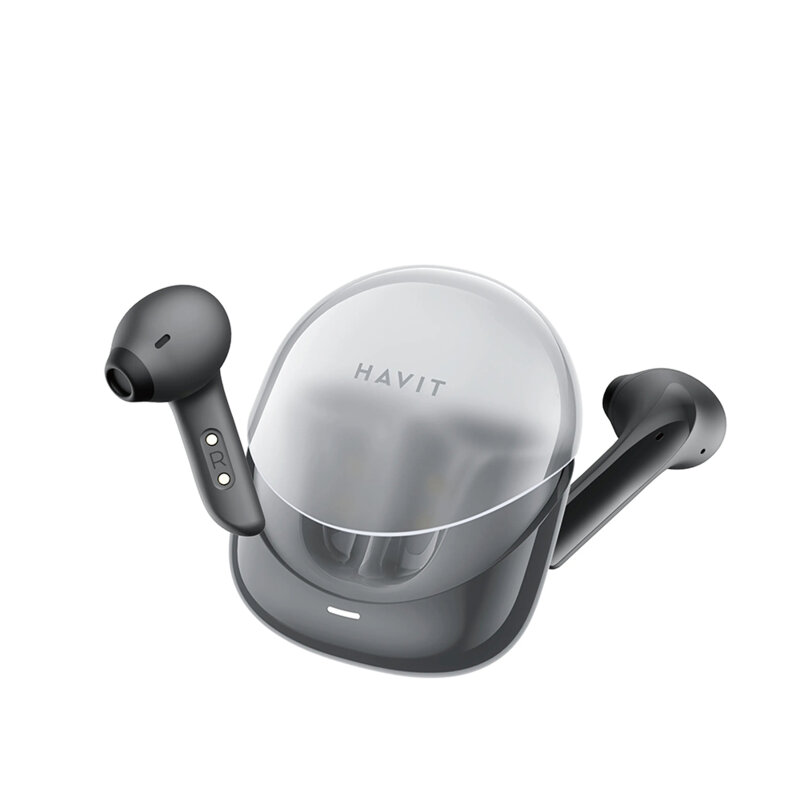 Casti gaming in-ear TWS Bluetooth Havit Modern Buds TW947, negru