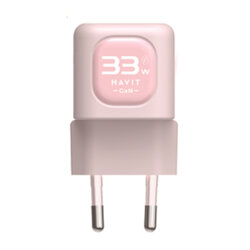 Incarcator priza USB Type-C 33W Havit UC230 EU, roz