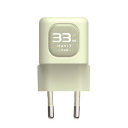 Incarcator priza USB Type-C 33W Havit UC230 EU, verde