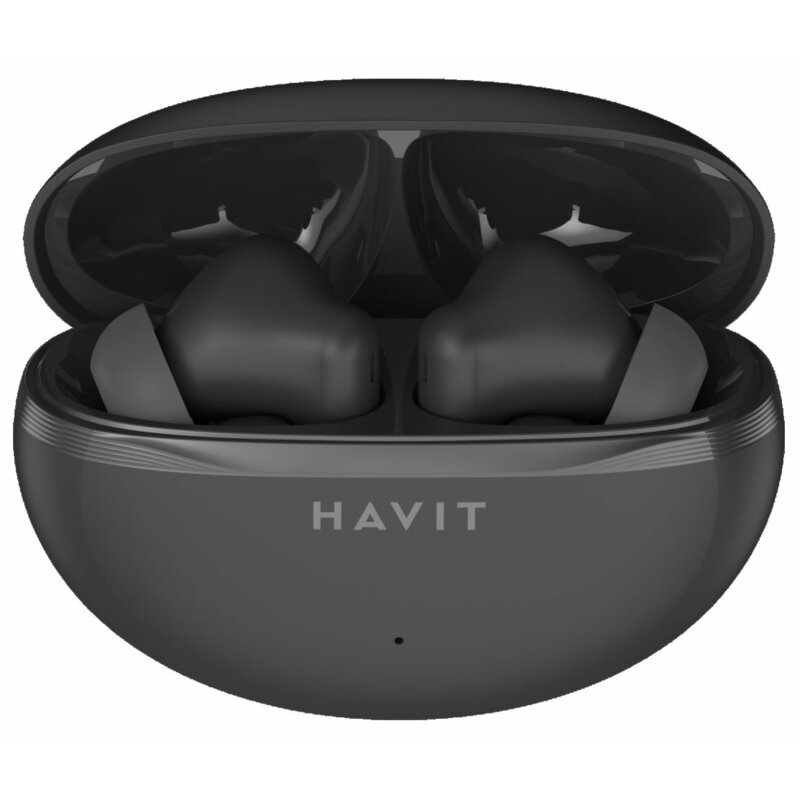Casti Bluetooth cu microfon, TWS earbuds Havit TW986, negru