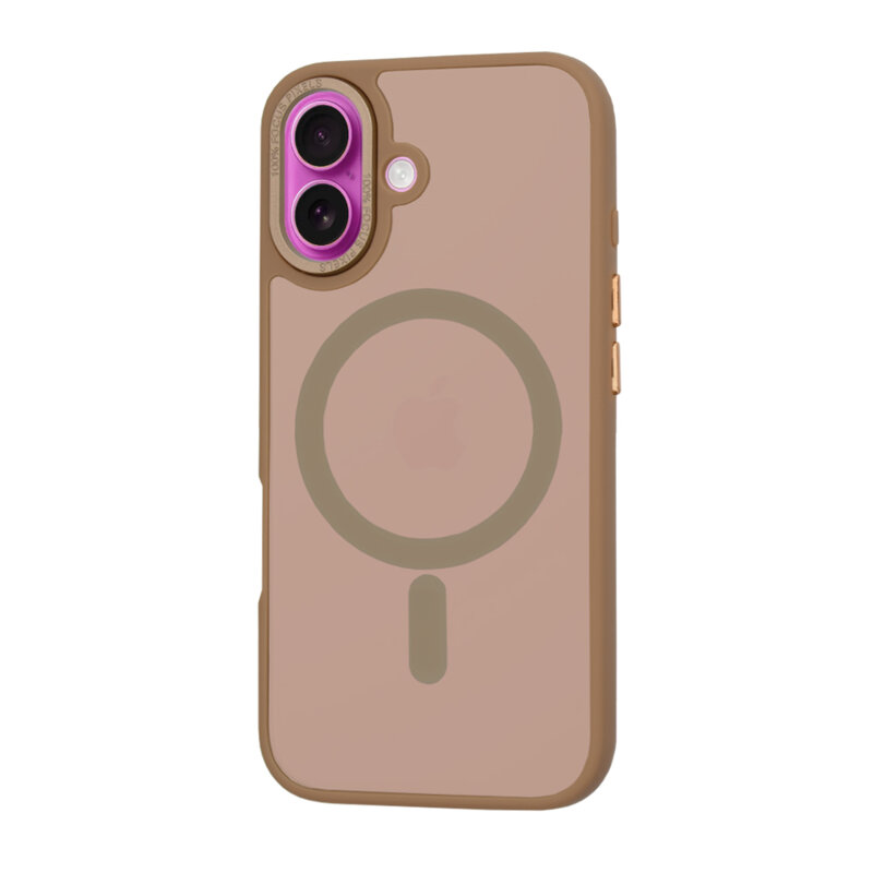 Husa iPhone 16 Plus Techsuit HaloFrost MagSafe Series, maro