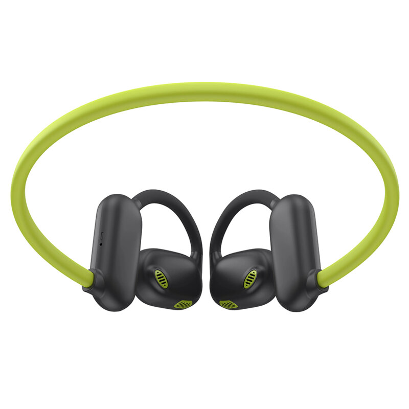 Casti Bluetooth pentru sport, Type-C Havit E553BT, verde