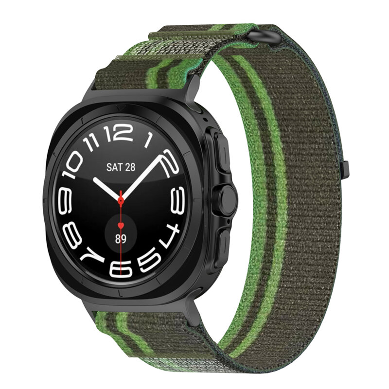 Curea Samsung Galaxy Watch Ultra 47mm Techsuit, verde inchis, W054