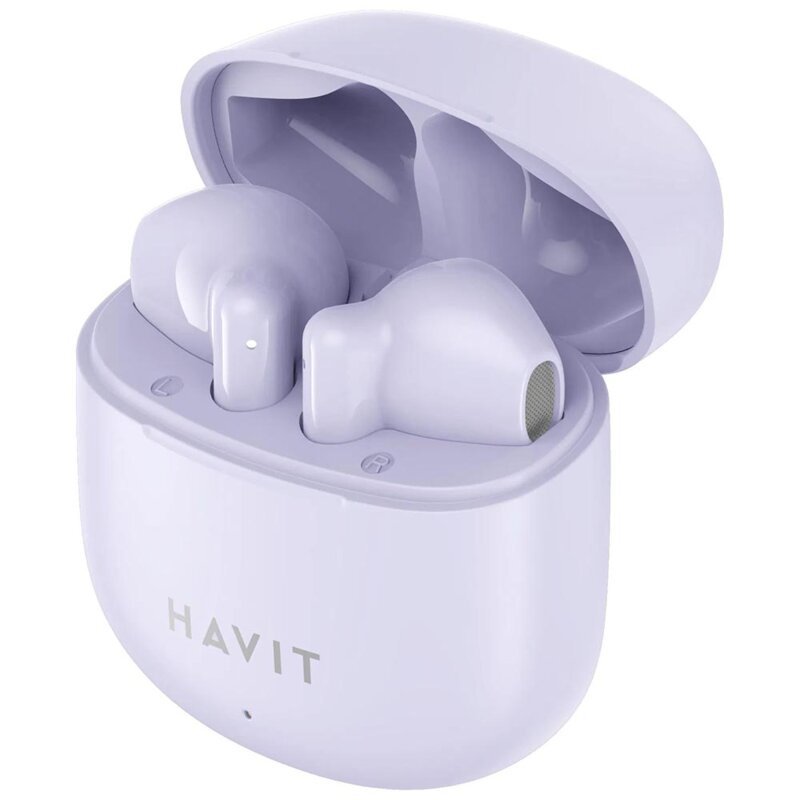 Casti Bluetooth in-ear, True Wireless Havit TW976, mov