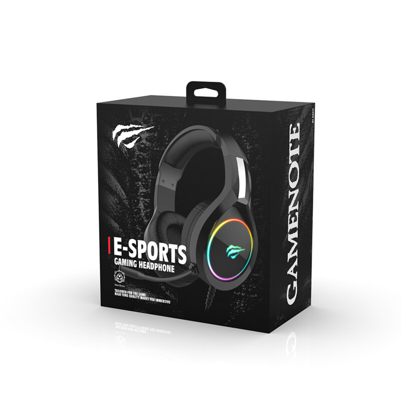 Casti de gaming, casti XBOX cu Jack 3.5mm Havit, rosu, H2002d