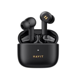 Casti Bluetooth cu microfon, TWS, ANC Havit TW958 Pro, negru