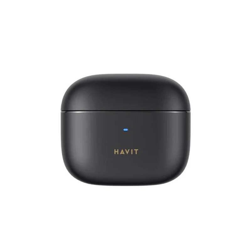 Casti Bluetooth cu microfon, TWS, ANC Havit TW958 Pro, negru