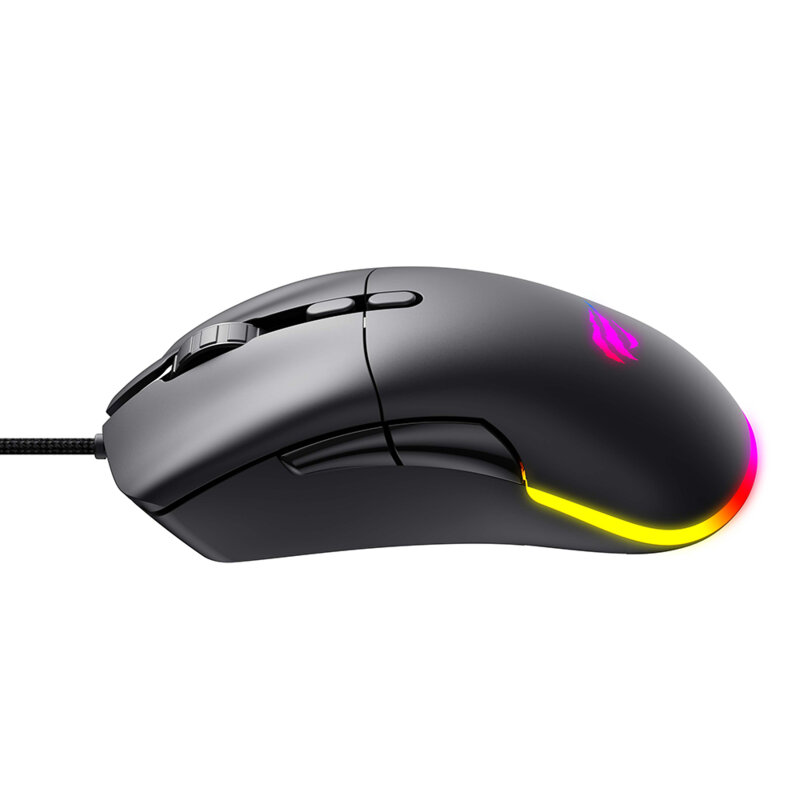 Mouse gaming cu fir pentru PC 800-12000 DPI Havit MS954, negru